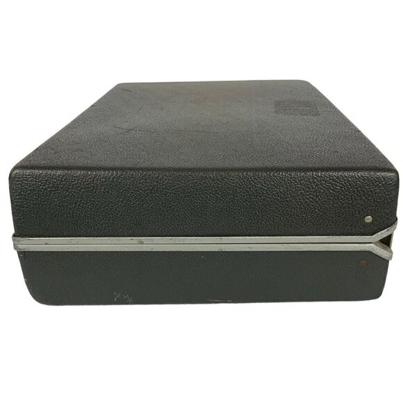 Samsonite Hard Shell Briefcase Document Case 18x12x5 Black Vintage NO KEY - Picture 4 of 11